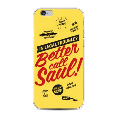 Силиконовый чехол Better Call Saul 4 на iPhone 6