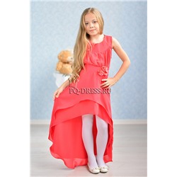 Платье нарядное для девочки арт. ИР-1413, цвет арбуз