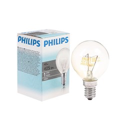 Лампа накаливания Philips Stan P45 CL 1CT/10X10, E14, 40 Вт, 230 В