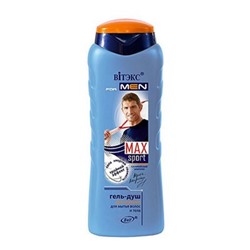 Витэкс Vitex for Men Sport Max For men MAX гель-душ для мытья волос и тела 400 мл