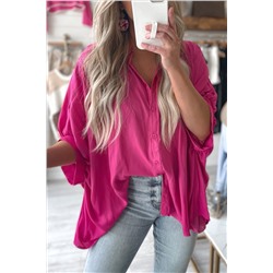 Rose Soft Oversize Dolman Shirt