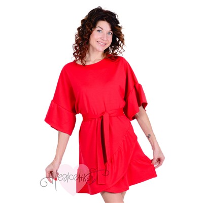 Платье П 470 (красный)
