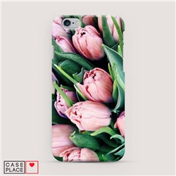 Пластиковый чехол Тюльпаны на iPhone 6S