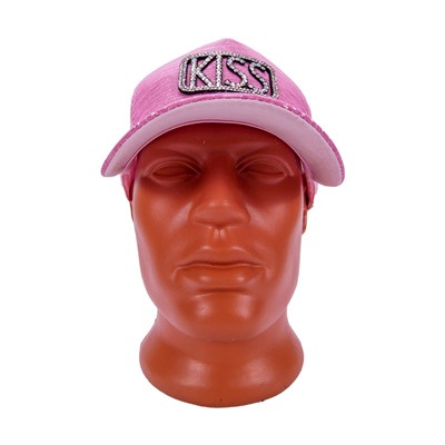 Кепка женская KISS цвет розовый р-р 56-57 арт  BB-29