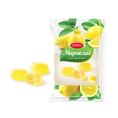 Мармелад Азов.кф "Лимон" 300г (желейный)