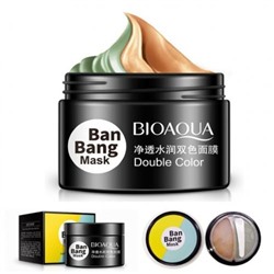 Двухфазная маска для комбинированной кожи Ban Bang mask Bioaqua 2 в 1 по 50г оптом