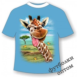 Детская футболка Жираф веселый 799 (B)