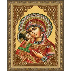 Алмазная мозаика 20х30 CDX 043 Икона Владимирская Божией Матери
