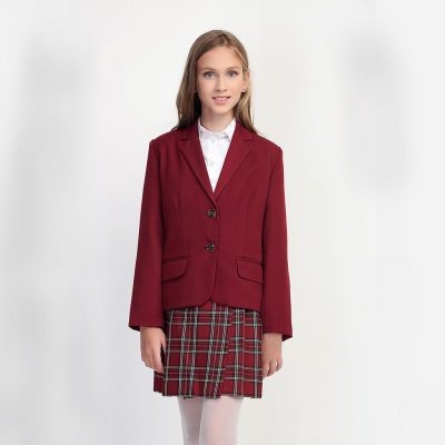 Детский бордовый пиджак оптом — распродажа!