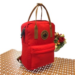 Стильный городской рюкзак Lovekan из износостойкой ткани клубничного цвета.