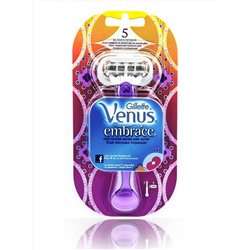 380, Gillette женский станок VENUS Embrace (1 кассета)