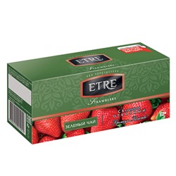 Чай зеленый «ETRE» Strawberry с клубникой 25пак  ТВ886