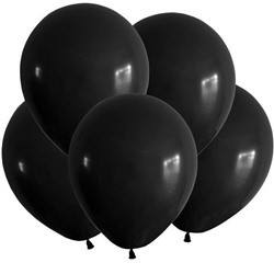В027 шары черные 30см 50шт