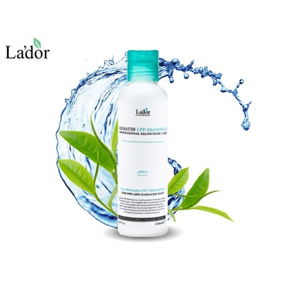 Протеиновый шампунь для поврежденных волос Lador Keratin LPP Shampoo, 150 ml