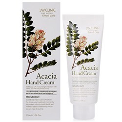 Крем для рук с экстрактом акации Acacia Hand Cream 3W CLINIC 100 мл