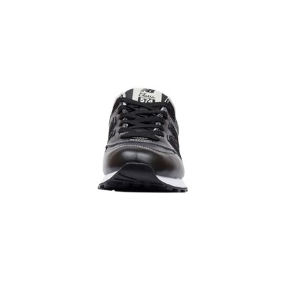 Кроссовки New Balance 574 Leather Black White арт 6005-1