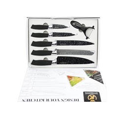 Набор кухонных ножей из 6 предметов с овощечисткой 812377