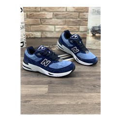 Мужские кроссовки А965-9 сине-голубые
