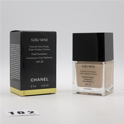 ТОНАЛЬНЫЙ КРЕМ CHANEL SUBLI'MINE 75ml - №102