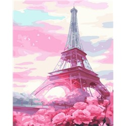 Картина по номерам 40х50 OK 10286 Эксклюзив!!! Париж в цвете