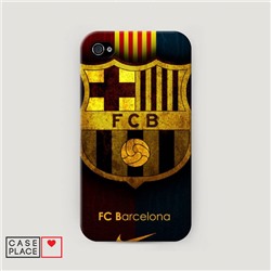Пластиковый чехол ФК Барселона на iPhone 4/4S