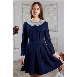 135 Платье Полина, темно-синее