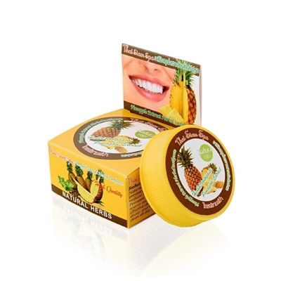 Зубная паста с ананасом 25 гр Thai Siam Spa Pineapple Extract Herbal Toothpaste