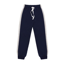 Спортивные брюки для мальчика синего цвета 83974-МОС21