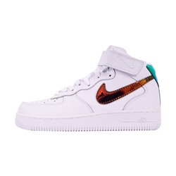 Кроссовки Nike Air Force 1 Mid '07 White Leather арт 5033-7