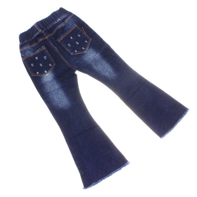 Рост 118-126. Стильные детские джинсы Bird_Shard цвета темного индиго.