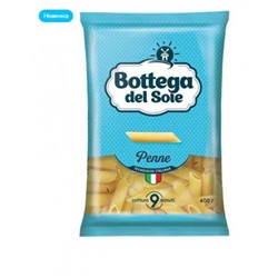 «Bottega del Sole», макаронные изделия «Перья», 400 гр. Яшкино