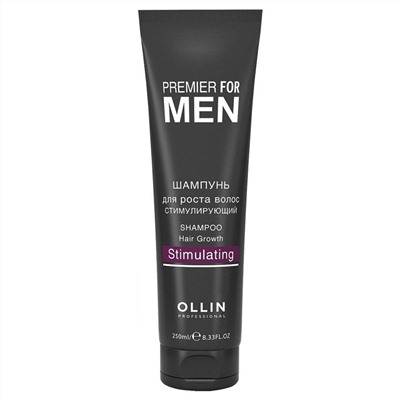 Шампунь стимулирующий рост волос Ollin premier for men
