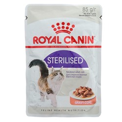 Влажный корм RC Sterilised для стерилизованных кошек, в соусе, пауч, 85 г