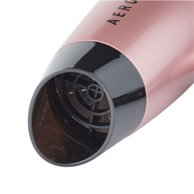 Фен для волос дорожный Dewal Beauty Aero Rose HD1002-Rose, чёрно-розовый, 1400 Вт