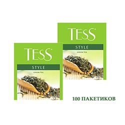 Чай Tess Style (ТЕСС Стайл) зеленый чай 100 пак