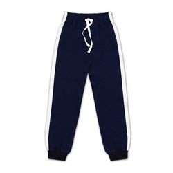 Тёмно-синие спортивные брюки для мальчика 83972-МОС19
