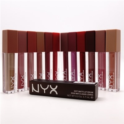 БЛЕСК С ПЕРЛАМУТРОМ NYX SOFT MATTE LIP CREAM