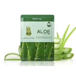 Интенсивно увлажняющая тканевая маска с Алое FarmStay Aloe (3013), 23 ml