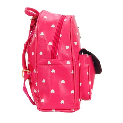 Рюкзак женский розовый 23х25х10 арт RM-35