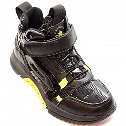 Ботинки В0602-12-1Y черн/желт