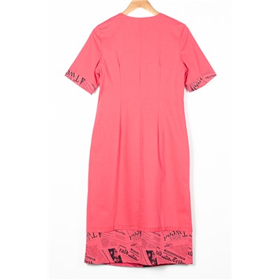Женское платье миди с коротким рукавом 248934 размер 52,54