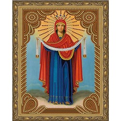 Алмазная мозаика 20х30 CDX 006 Икона Покров Пресвятой Богородицы