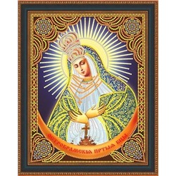 Алмазная мозаика 27х33 LP 113 Икона Остробрамская Божией матери