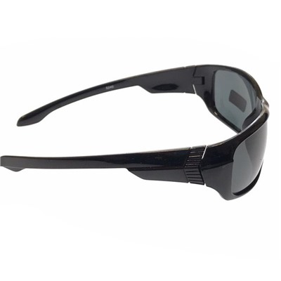 См. описание. Стильные мужские очки Open в чёрной оправе с чёрными линзами.