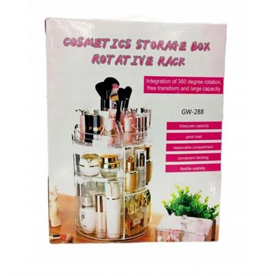 Вращающийся органайзер Cosmetics Storage Box Rotative Rack оптом