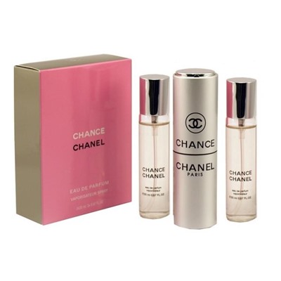 Парфюмированная вода 3*20 мл Chanel Chance EDP