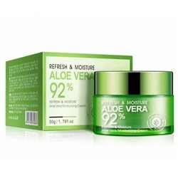 Увлажняющий крем для лица Bioaqua Refresh & Moisture Aloe Vera 92% 50 г оптом