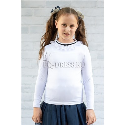 Блузка школьная, арт.841, цвет белый