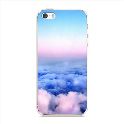 Силиконовый чехол Облака на iPhone 5/5S/SE