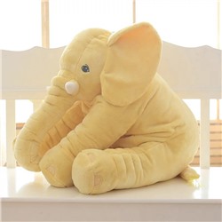 Мягкая игрушка-подушка слон Желтая 40 см